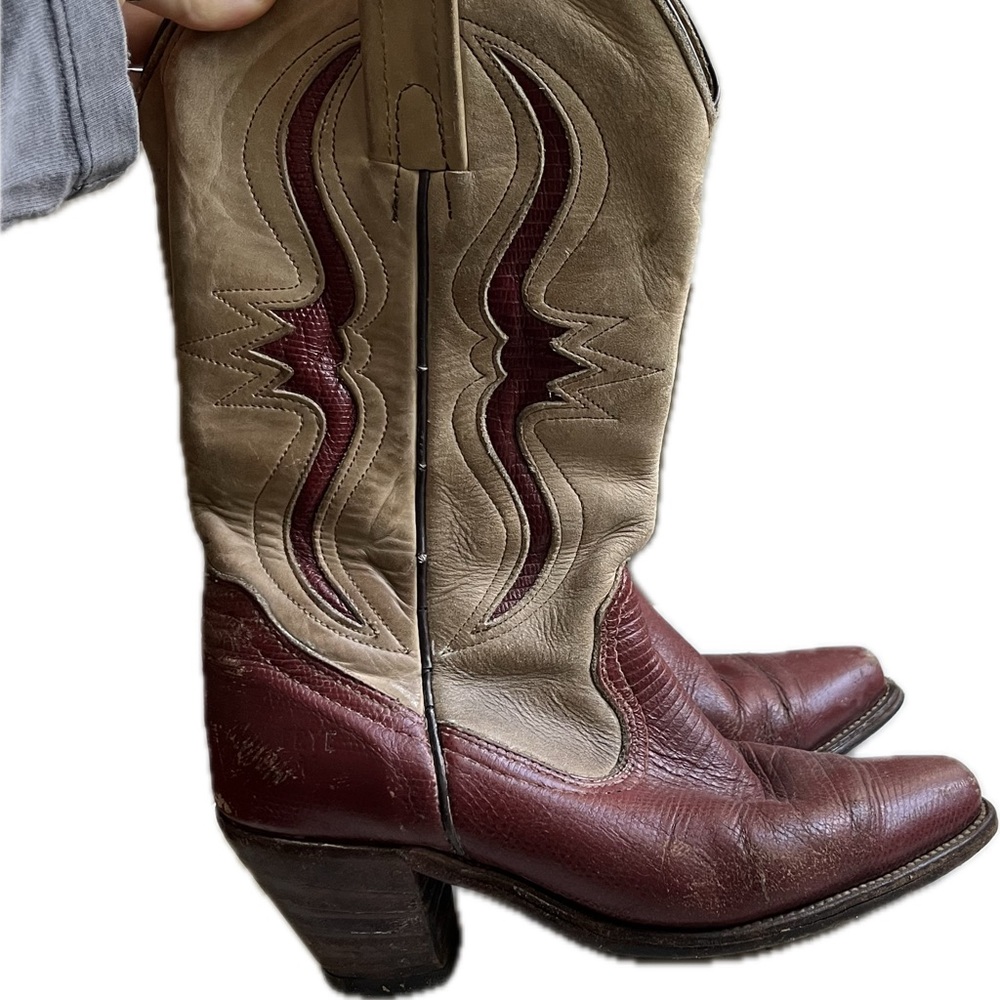 Red Frye Cowboy Boots